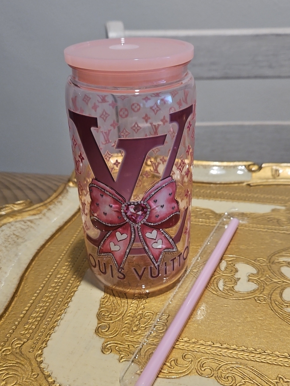 Tumbler Plastic with Custom Print New